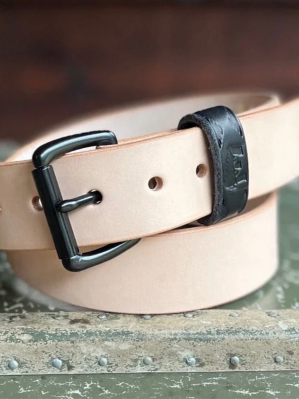 Ewing Dry Goods Handmade Veg Tan Leather Belt – NWOT Minimalist